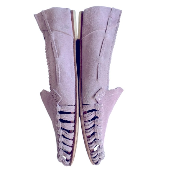 Size 8 Matt Bernson Lavender Suede Huaraches - Picture 5 of 14